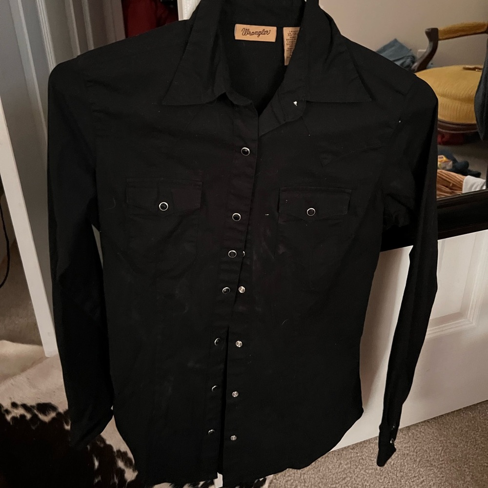 Wrangler pearl snap